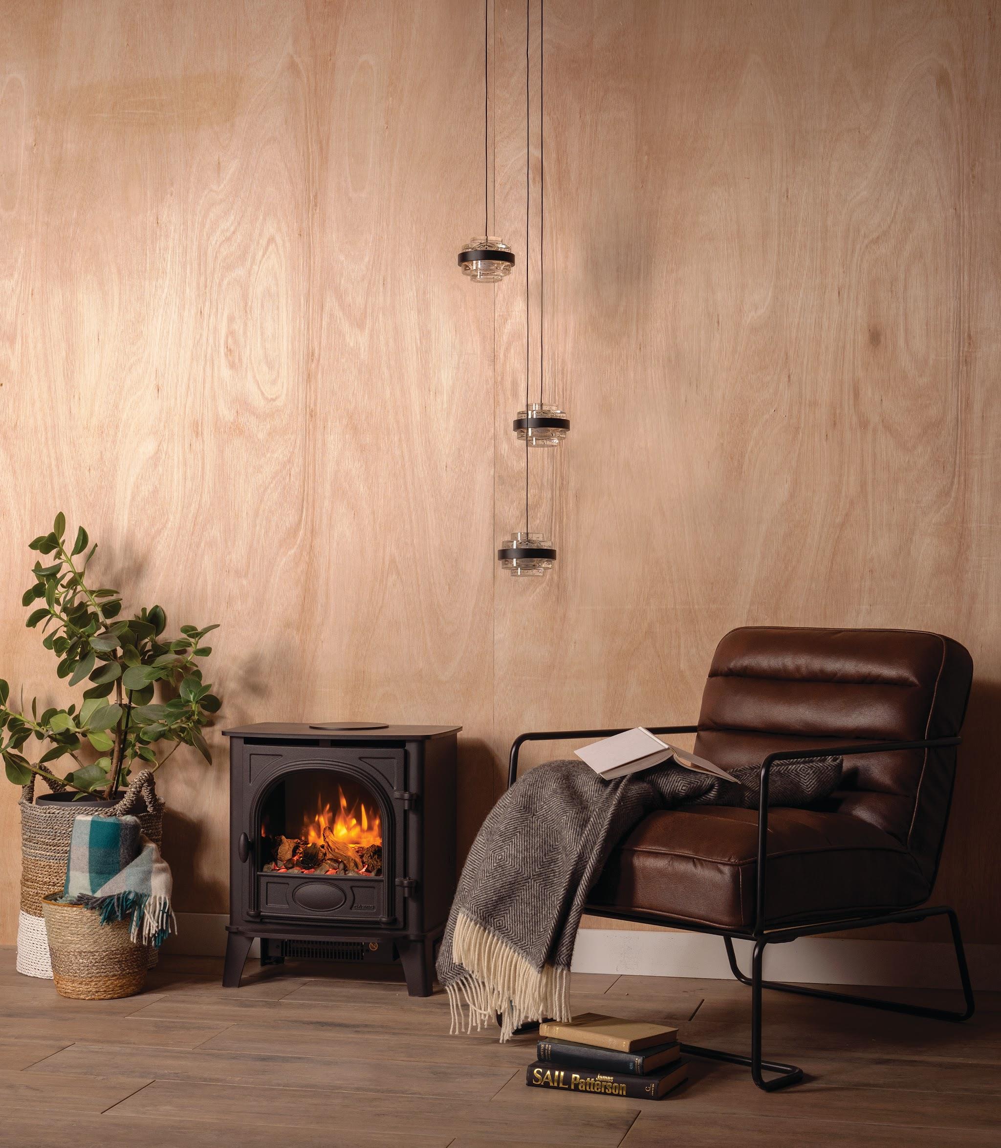 Gazco & Stovax Stockton 5 with Fuel Bed Lighting Settings